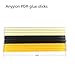 Anyyion 15 PCS Paintless Dent Repair Kits Glue Sticks, 15Park - (5 Packs Black & 5 Pack Yellow & 5 Pack Transparent) Size: 11mm * 270mm