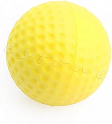 Manyo Pelota de golf de espuma suave amarilla 1,63 pulgadas ...
