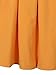 Choies Womens Casual Pleat Bowknot Front Midi Skirt XL, Orange, X-Large