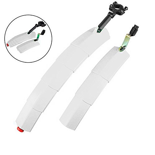 Smdoxi Mountain bike fenders, set of retractable front and rear fenders, with taillights, outdoor bicycle gear, new practical bicycle accessories