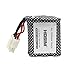 Hosim RC Cars Replacement Battery, 800mAh Li-ion Rechargeable Battery 9112 9123 9123 RC Truggy High Speed Truck Accessory Supplies (3rd Version)