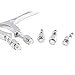 OKSTNO Custom Universal Motorcycle Spear Blade Rearview Mirrors for Cruiser Touring Rebel 250 Shadow 600 750 VTX VT1300 1800(8mm and 10mm adapters)-Pair (Chrome)