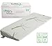 Baby Crib Wedge with Memory Foam Pillow | Memory Foam Specially Formulated for Infants | 12 Degree Incline Recommended for Baby Reflux Relief | Hypoallergenic & Antimicrobial Bamboo Cover