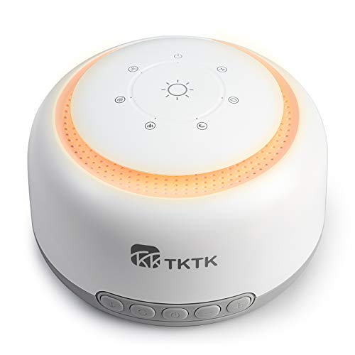 White Noise Machine, TKTK 36 Soothing Natural Sounds Machine with Night