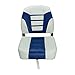 MSC Folded Boat Seat (AB-White/Blue)
