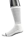 Yomandamor Men's 4 Pairs Diabetic Crew Socks with Seamless Toe and Cushion Sole