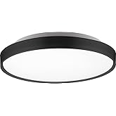 Kuzco Lighting FM43518-BK-5CCT Brunswick Flush Mount, 30W 5CCT, Black