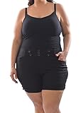 Rouge Collection Plus Size Womens Stretch Cotton Solid Sailor Shorts