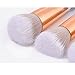 ITME [Upgrade Version] Premium Makeup Brush Set Synthetic Cosmetics Foundation Powder Brush, Flat Head, Blush, Concealer, Nose, Lip Brush Makeup Brush Kit (6pcs, White Marble/Rose Gold)