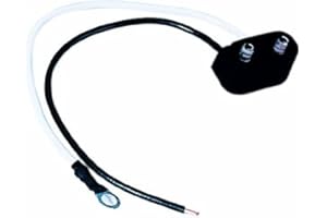 PETERSON MANUFACTURING Peterson 162-49 Plug, LED Marker Light, 6" Leads, Stripped & #10 Ring