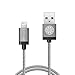 iOrange-E Apple charger, Apple Certified 3.3ft(1M) Lightning Cable Braided for iPhone 6 6S Plus 5S 5C 5, iPad Air, iPad 4th Gen, iPad Pro, iPad Mini 4 and iPod Touch 5th Generation, Grey