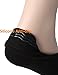 OSABASA Womens 3 Pair Casual No-Show Socks of Hidden Flat Boat Line,KWMS09-3 Pairs-BLACK,Shoe Size 8-11 (Sock Size 9.5