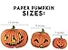 Juvale Halloween Pumpkin Paper Lantern Table Centerpiece Jack-O-Lantern Party Decorations - 6 Pack, Orange