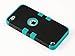 ULAK Case for iPod Touch 7th Generation, Shockproof Silicone Interior Heavy Duty High Impact Protective Case for Apple iPod Touch 7th/6th/5th Generation, Black/Blue
