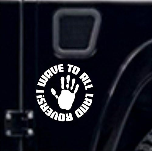 Terra Nomade Land Rover Wave, Sticker, 4x4, Defender, Series, Discovery, Range Rover, Decal
