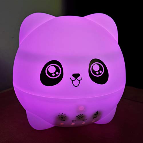 Ultrasonic Aromatherapy Diffuser for Essential Oils-Cute Panda for Kids-Cool Mist Humidifier-Night Light-Whisper Quiet-300ml-Adjustable Mist Mode, Low Water Level Auto Off-Home-Bedroom-Perfect Gift
