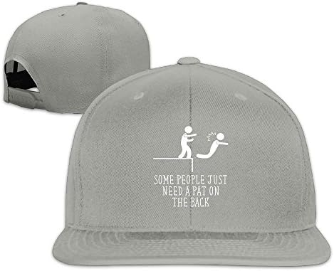 Unisex Men's Women's Some People Just Need A Pat On The Back Expedient Baseball Cap Ash