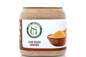 SOWNANDGROWN Sown and Grown Premium Ground Flax Seeds, 24oz | Omega-3, High Fiber, Plant-Based Protein, Gluten-Free, Baking and Cooking