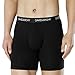 David Archy 3 Pack Men's Underwar Ultra Soft Cotton Boxer Briefs with Fly(M,Black)