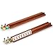 Yellow Mountain Imports American Mahjong Set, The Classic - with 166 Tiles, Vintage Rosewood Veneer Case, and Other Mahjong Accessories