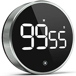 Digital Kitchen Timer, 3.8'' Large LED Display