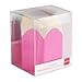 Starsource Unisex Oval Round Plastic Pen Pencil Holder Desk Organizer (Pink)