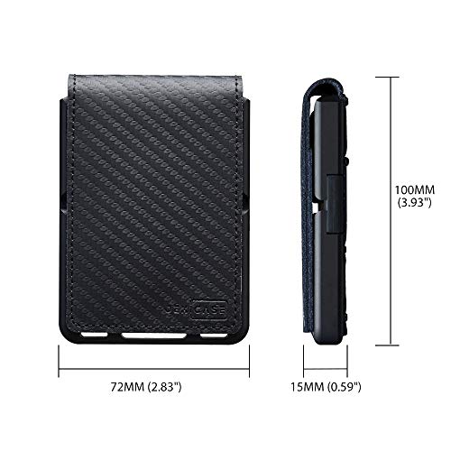 Dapper Leather Bifold Wallet EDC Wallet – JEXICASE Money Clip Wallet for Men – Minimalist Card Wallet for Men –RFID Blocking Card Holder Minimalist Bifold Wallet (Black)