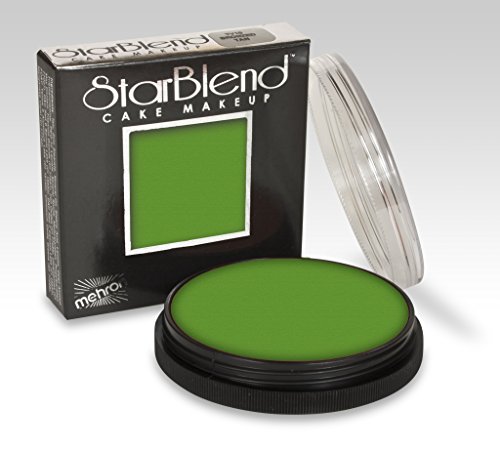 Starblend Cake Wet/dry Makeup By Mehron, Green 2 Ounces