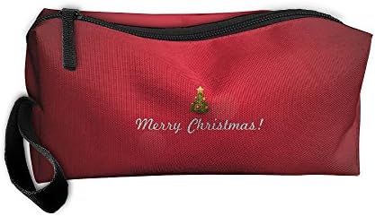 Little Christmas Trees Pencil Pen Case Cosmetic Makeup Bag