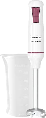 - Frullatore a immersione, 1000W, Turbo, lame inox, anti-schizzo