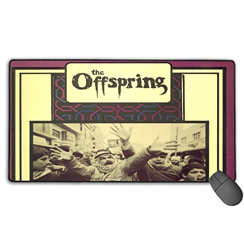 Adam B George The Offspring Baghdad Non-Slip Base, Thick, Comfortable, Waterproof, Laptop, Keyboard, Game Console, Large Gaming Mouse Pad