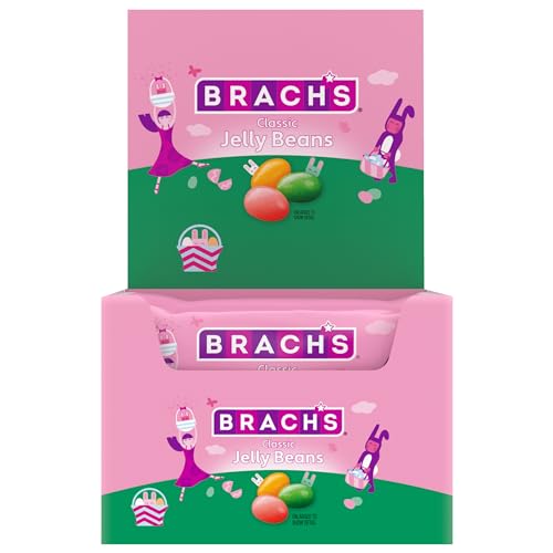 BRACH’S CLASSIC JELLY BEANS, SPRINGTIME EASTER CANDY, 3.5 OZ SHAREPACK (PACK OF 12)