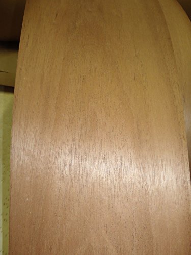 Mahogany Wood Veneer edgebanding 3" x 120" roll preglued hot melt Adhesive