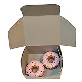 Bakery Collection 18 Inch Dolls Strawberry Frosted Doughnuts Packaged with Authentic Bakery Box. Donuts Perfectly Sized for 18