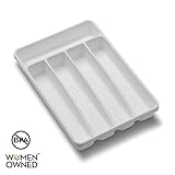 madesmart Value Mini Silverware Tray, White