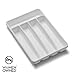 madesmart Value Mini Silverware Tray, White primary