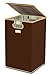 Munchkin Laundry Hamper with Lid, Brown