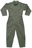 US Air Force Style Military Camouflage Flight Suit Coveralls (Olive Drab, Medium)