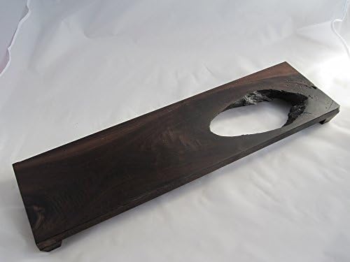 Charcuterie Board Reclaimed Walnut wood cheese tray natural knot #80, ready to ship
