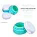 Mudder Silicone Cosmetic Containers Cream Jar with Sealed Lids, 3 Pieces (30 ml)
