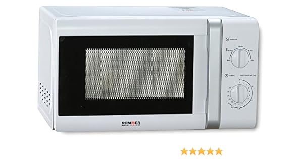 ROMMER M 721 Encimera 20L 700W Color blanco - Microondas (Encimera ...