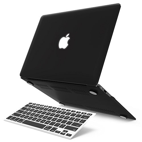 UPC 608729259954, iBenzer Basic Soft-Touch Series Plastic Hard Case &amp; Keyboard Cover for Apple Macbook Air 11-inch 11&quot; A1370/1465 (Black)