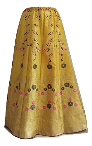 Yellow banarasi skirt Clearance