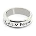 Fanstown C.L.A.M Forever Handmade Steel Birthday Ring Necklace