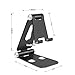 Spater Metallic Adjustable Stand for iPhone 11 Pro Max and iPads, Home or Office Cell Phone Holder Dock for Samsung Galaxy Tabs, Google Nexus, LG, Kindle Fire Nitendo Switch and More