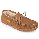 Brumby Mens Moccasin Sheepskin Slipper