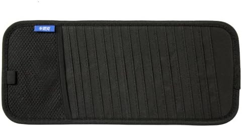 Big Dragonfly 18PCS Hot-Selling Multi-Function Auto Visor Organizer &amp; CD Storage Case &amp; Commodity Shelf (Black) DK-18P