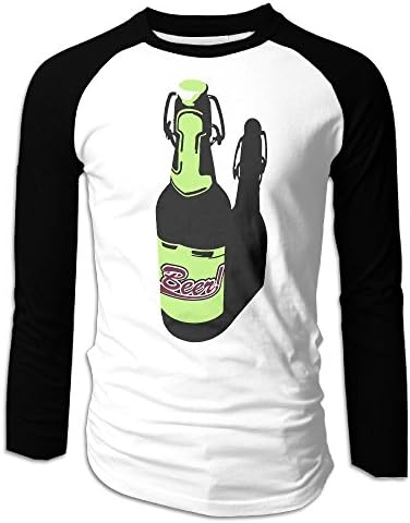 Boys T-Shirt With Length Raglan Sleeve Beer Bottle