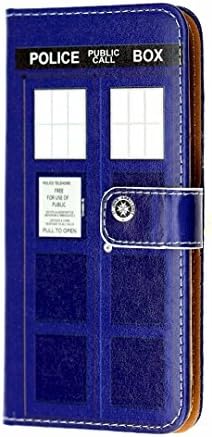 Galaxy S7 Wallet Case, CASEVEREST Leather Slim Book Wallet Case with Cash Card Slots Flip Cover Kickstand Folio Cover Tardis Blue Police Call Box Pattern Pouch Case Cover for Galaxy S7, Doctor Who