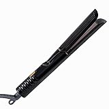 Hair Straightener & Curling Wand, 2 In 1 Ceramic Flat Iron for All Hair Types, Professional Hair Salon, PTC Heating, 1.2
